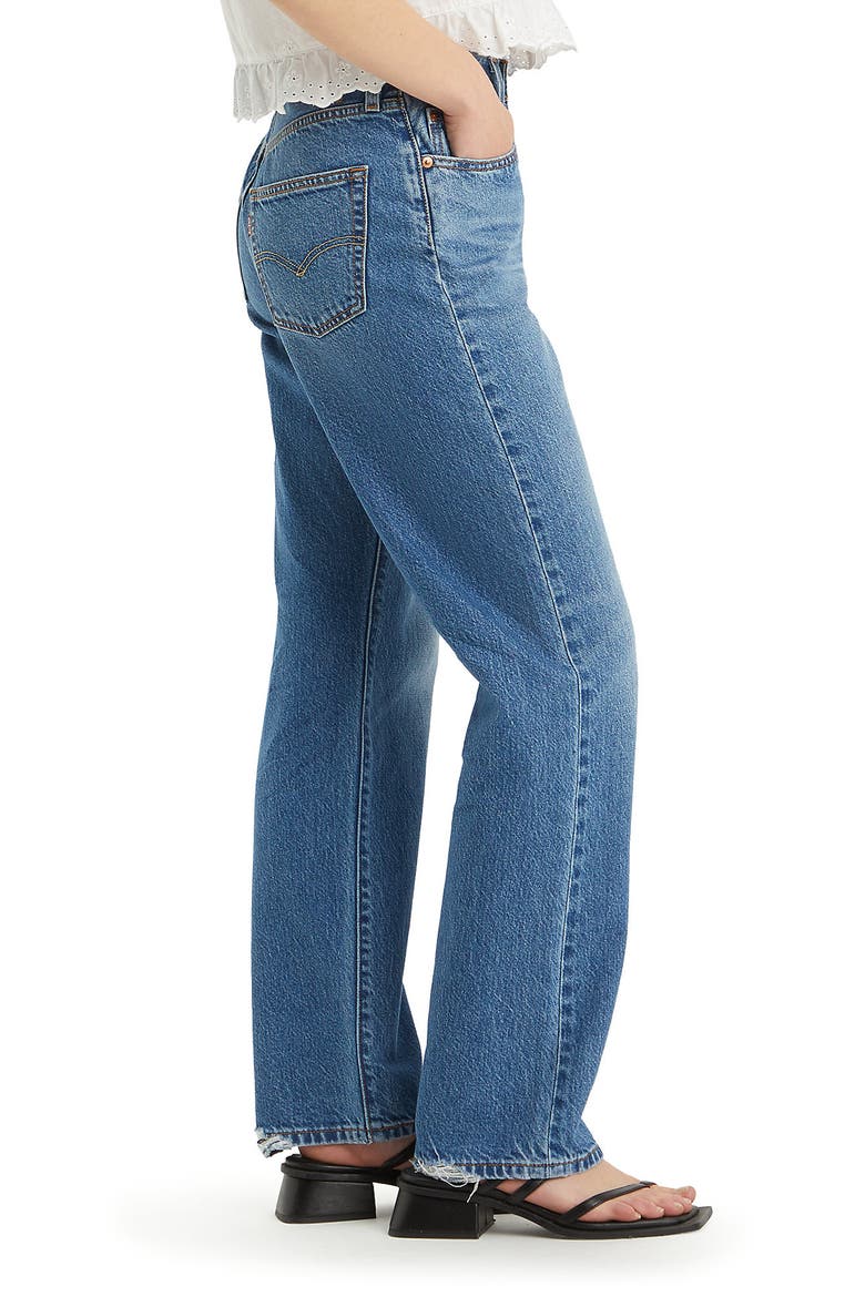 501® '90s Lightweight Straight Leg Jeans, Alternate, color, BOLD UNDERLINE LTW