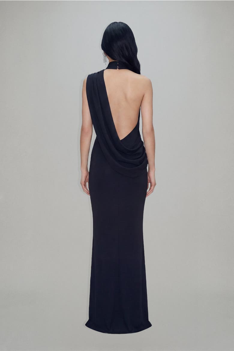 Flora Gown, Alternate, color, Black