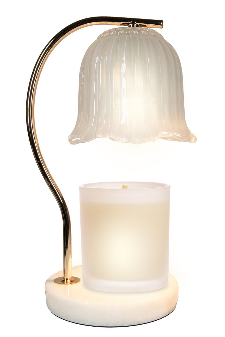 Rosabell Glow Candle Warmer, Main, color, FROSTED