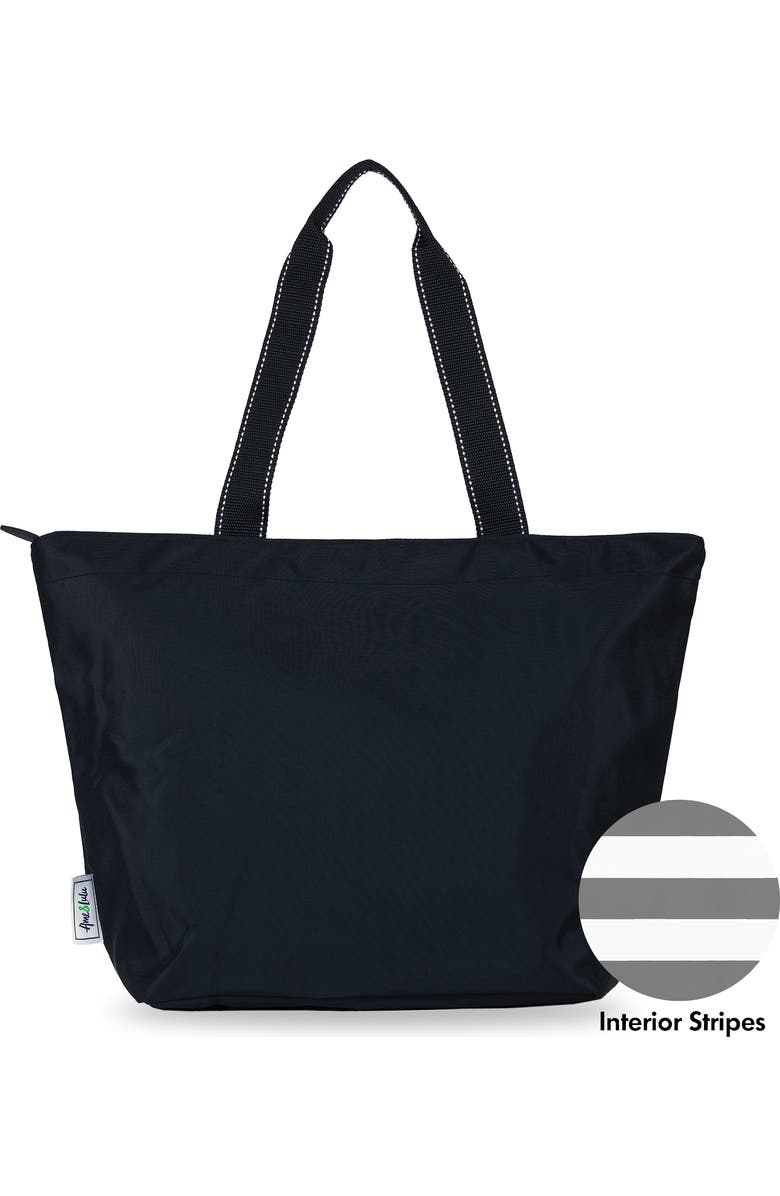 Ame & Lulu Surfside Tote, Alternate, color, Black