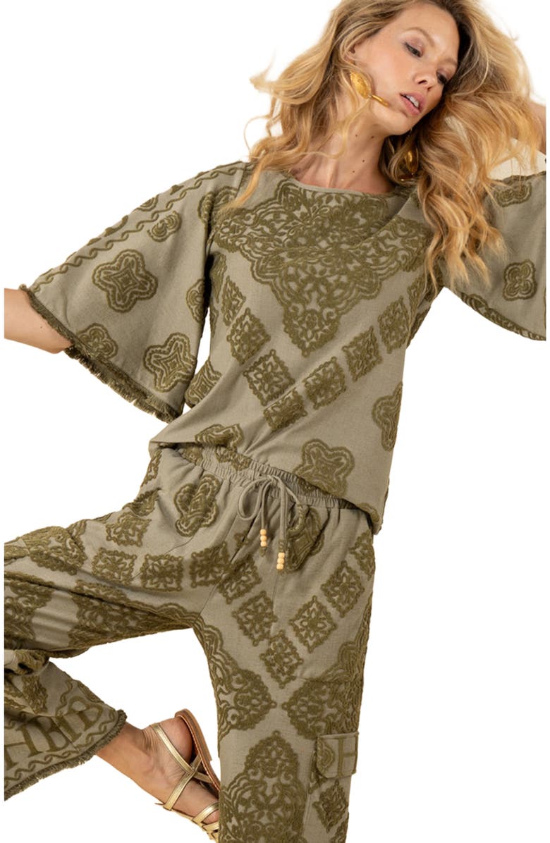 Hale Bob Leyla Jacquard Top, Alternate, color, 