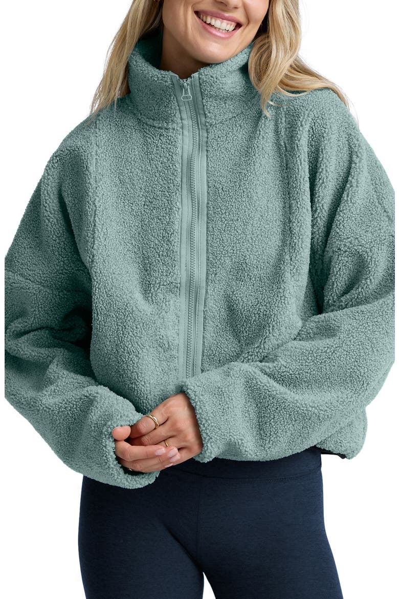 Unity Zip Jacket, Main, color, MISTY BLUE HEATHER