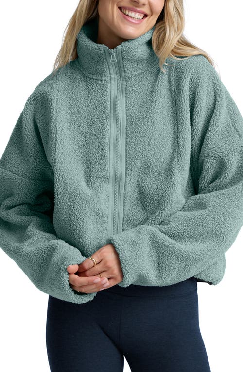 Beyond Yoga Unity Zip Jacket In Blue