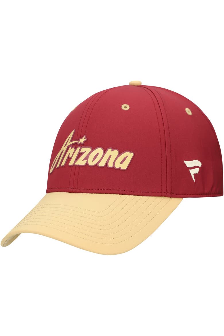 Men's Fanatics  Garnet/Yellow Arizona Coyotes Flex Hat, Main, color, Garnet