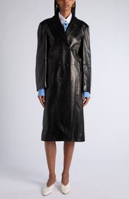 Bottega Veneta Nappa Leather Coat