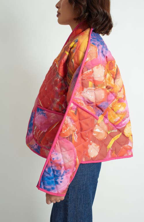 Florencia Davalos Marcia Reversible Jacket In Multi