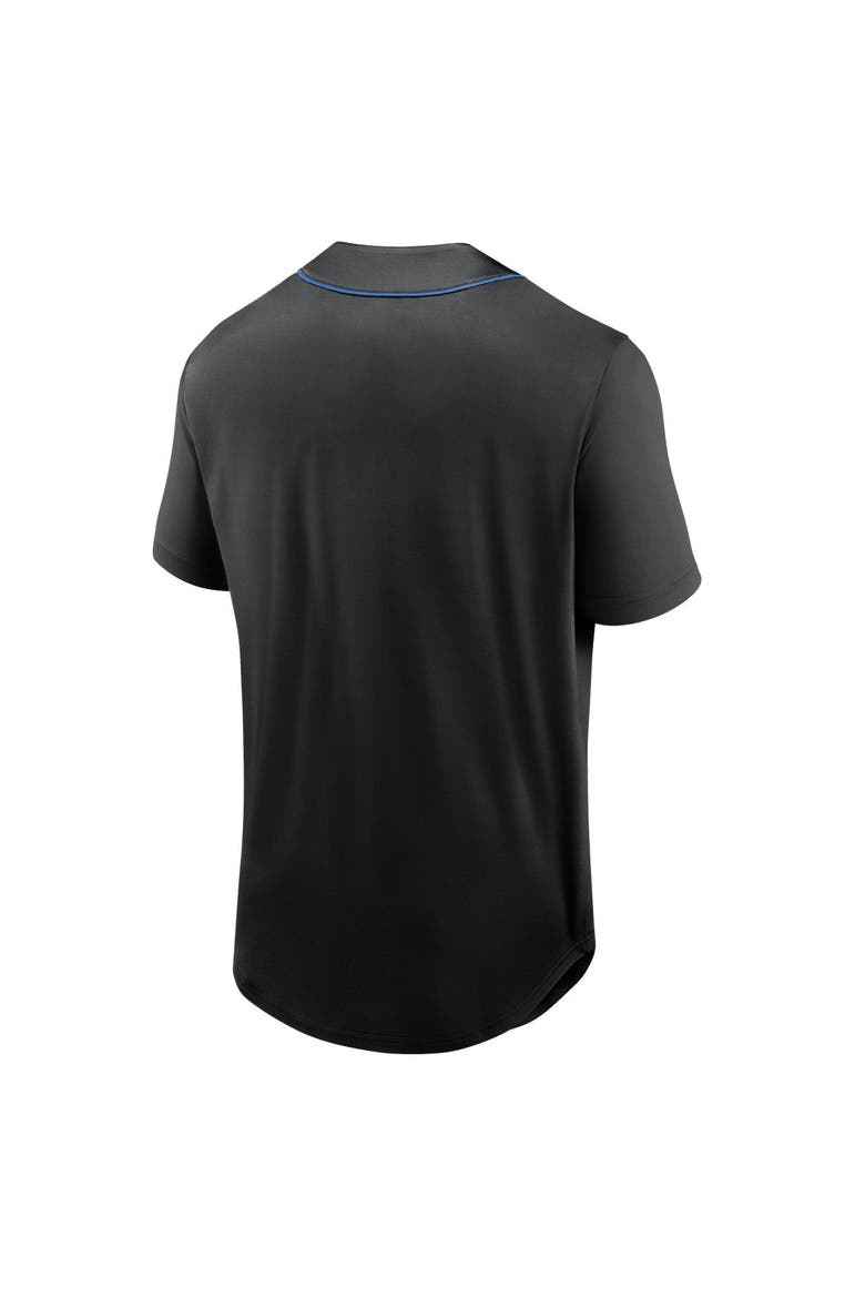 Men's Fanatics  Black Los Angeles Dodgers Franchise Button-Up Fashion Top, Alternate, color, Black