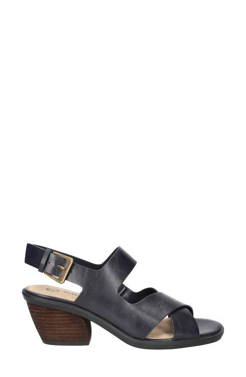 Bella Vita Cameron Slingback Sandal In Navy