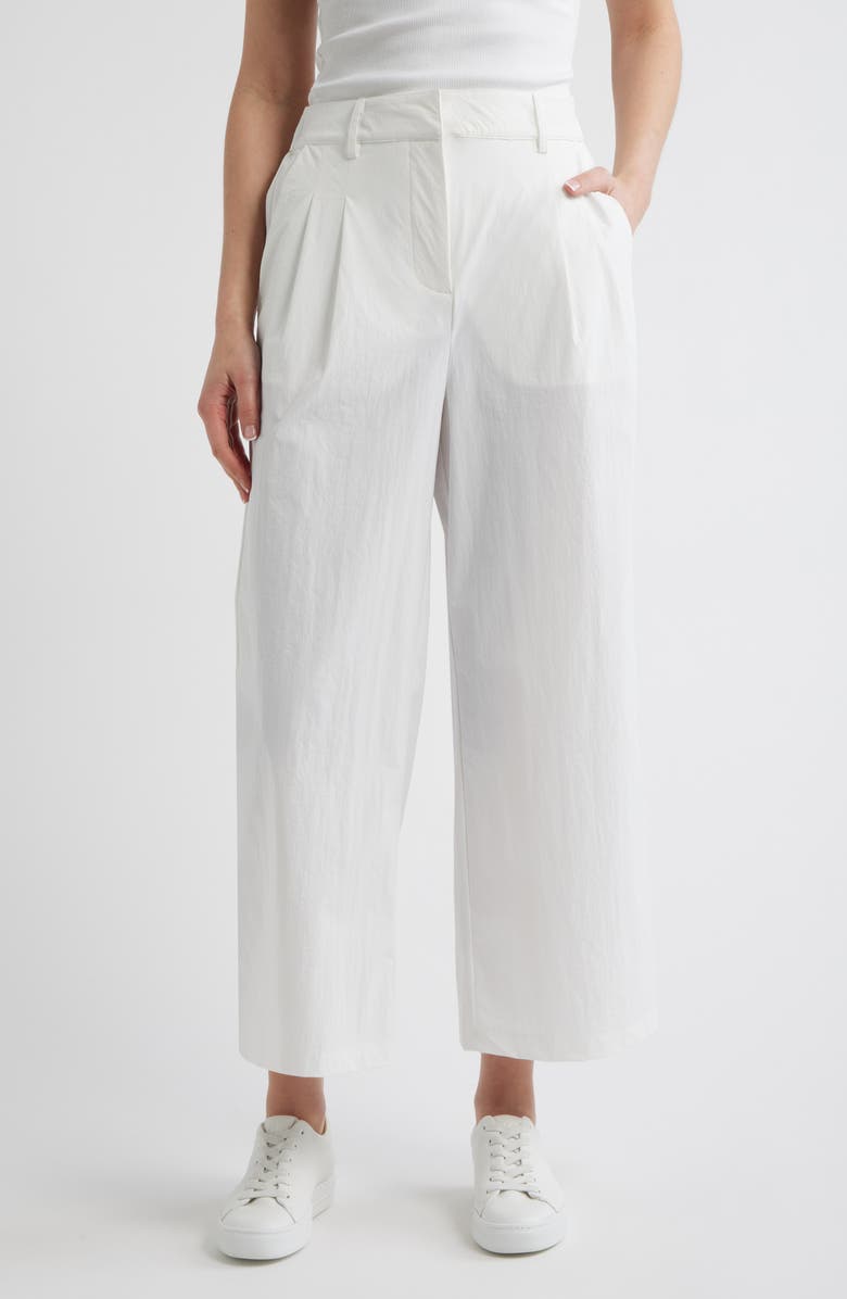 Bernardo Wide Leg Pants, Main, color, Bright White