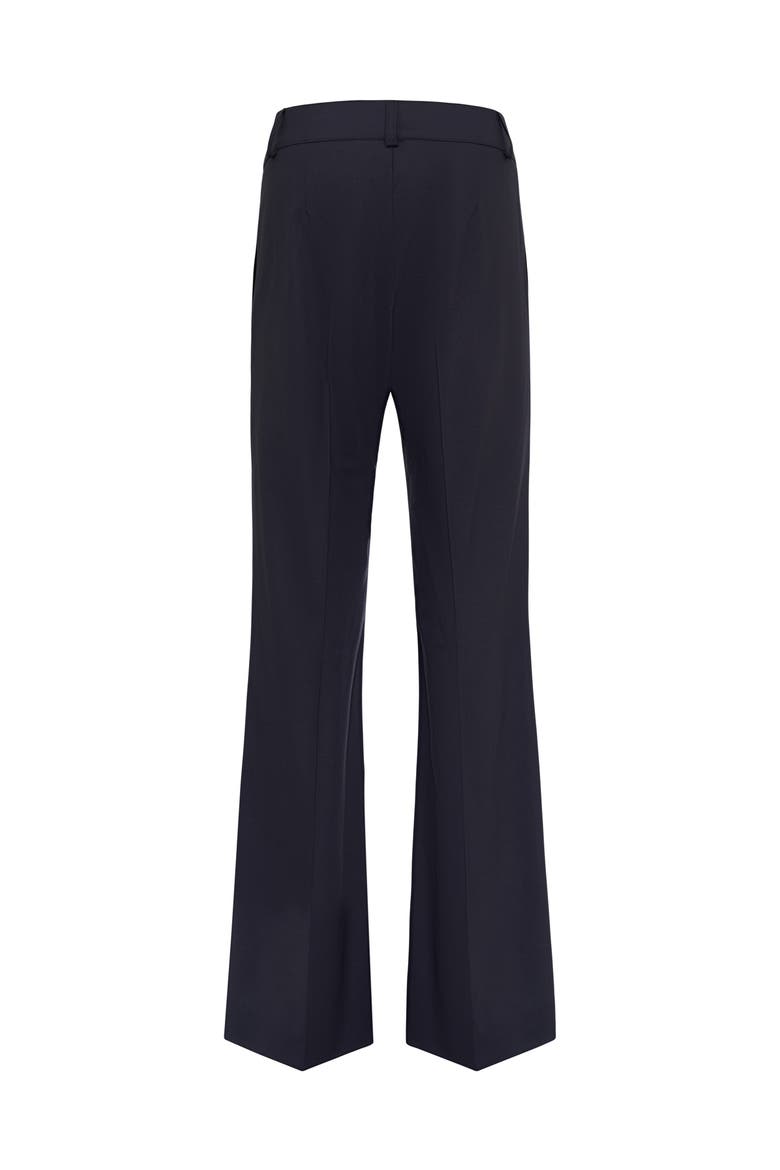 Bootleg Trousers In Cool Wool, Alternate, color, Black