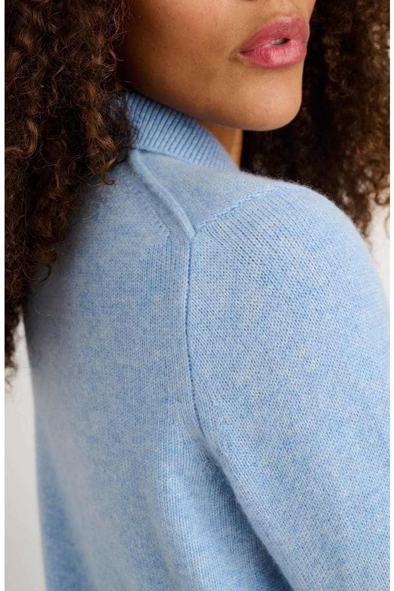 Alice Cashmere Polo Sweater, Alternate, color, FROST BLUE