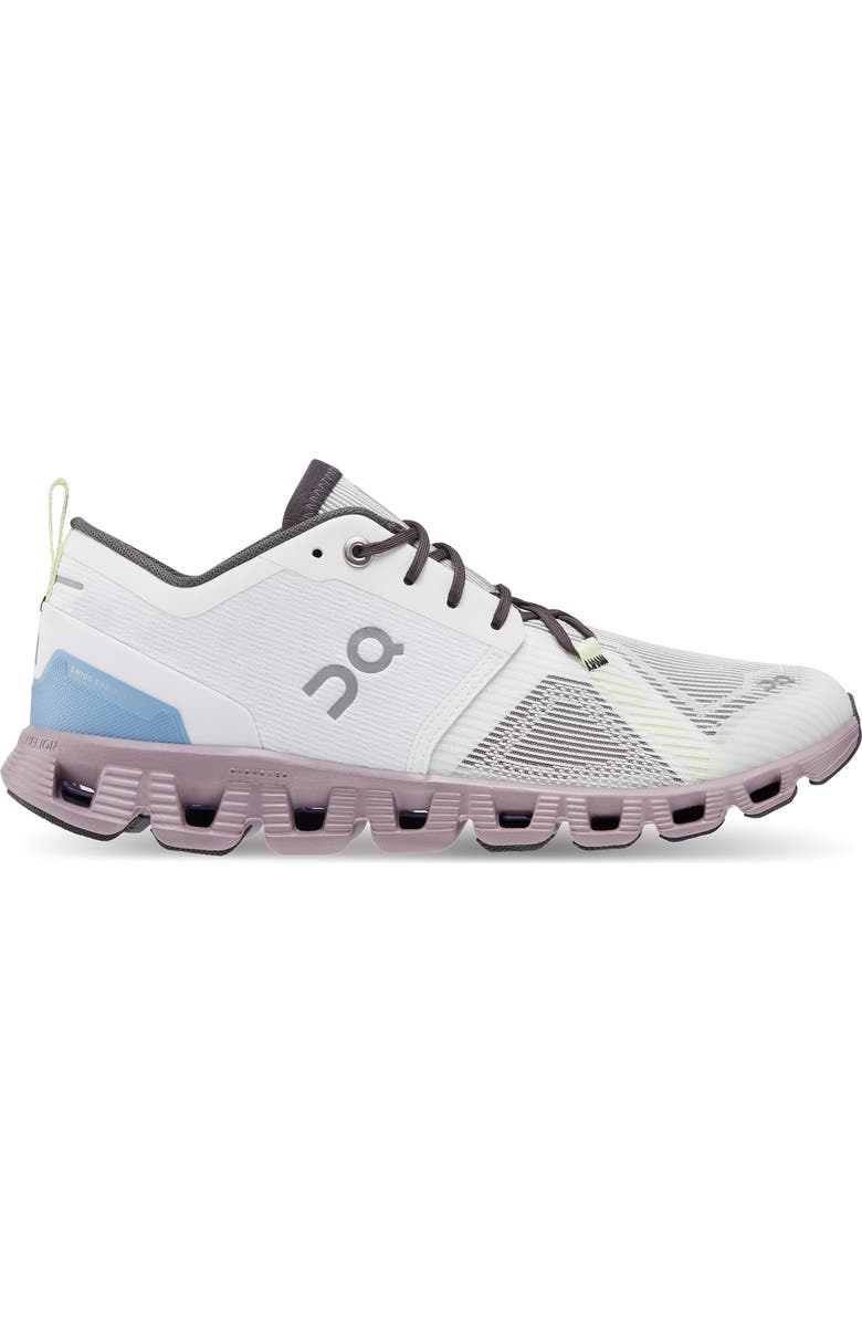 On Cloud X 3 Shift Cross Training Shoe, Alternate, color, White/Heron