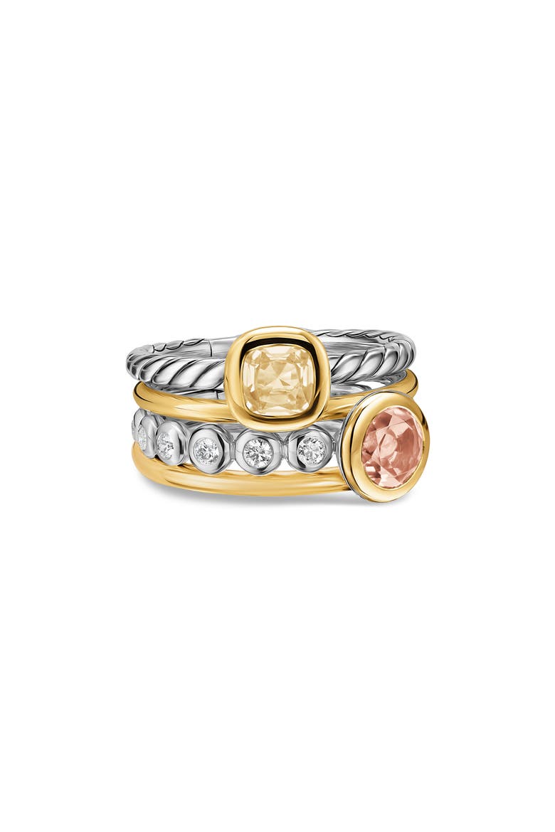 DY Mercer® Color Stone Multirow Ring, Alternate, color, CHAMPAGNE CITRINE