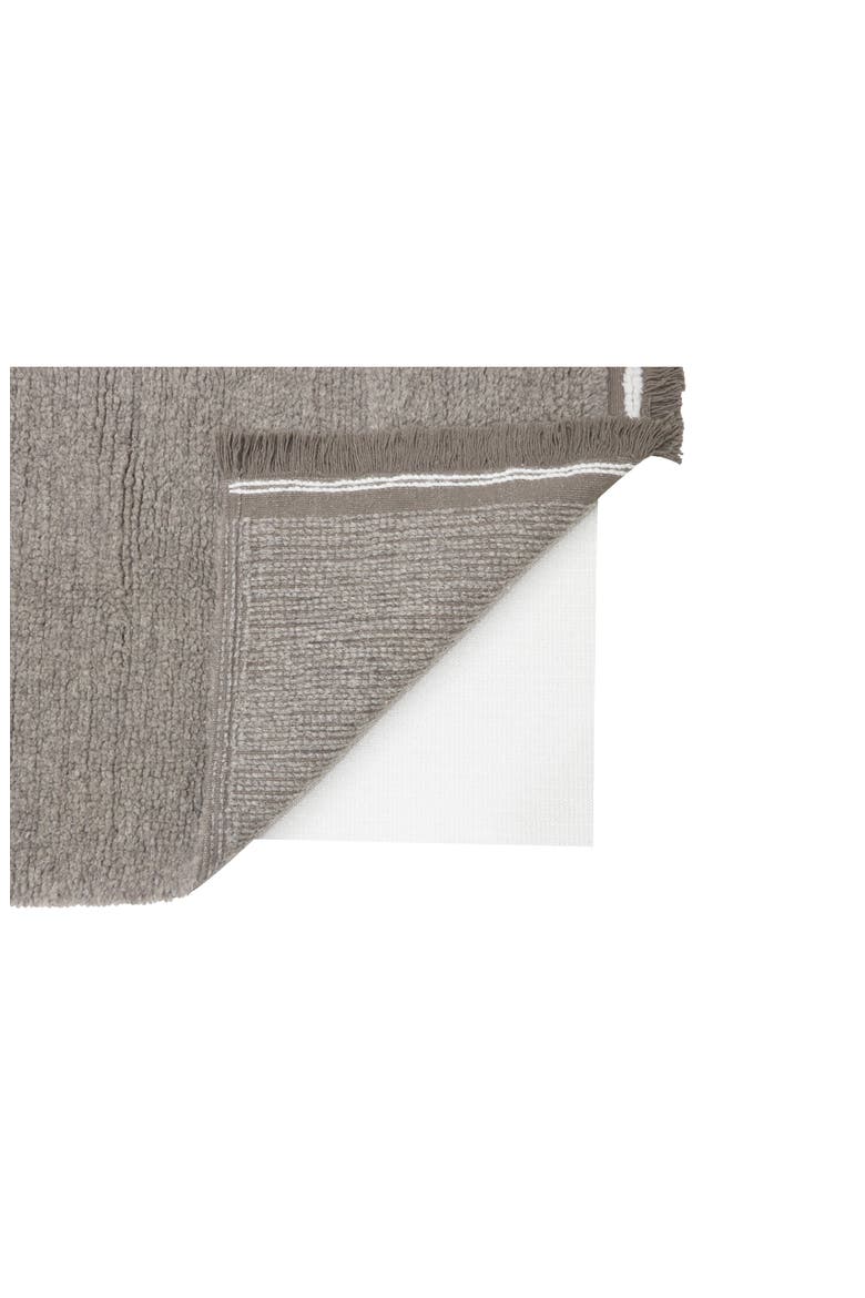 Steppe Woolable Washable Wool Rug, Alternate, color, SHEEP GREY