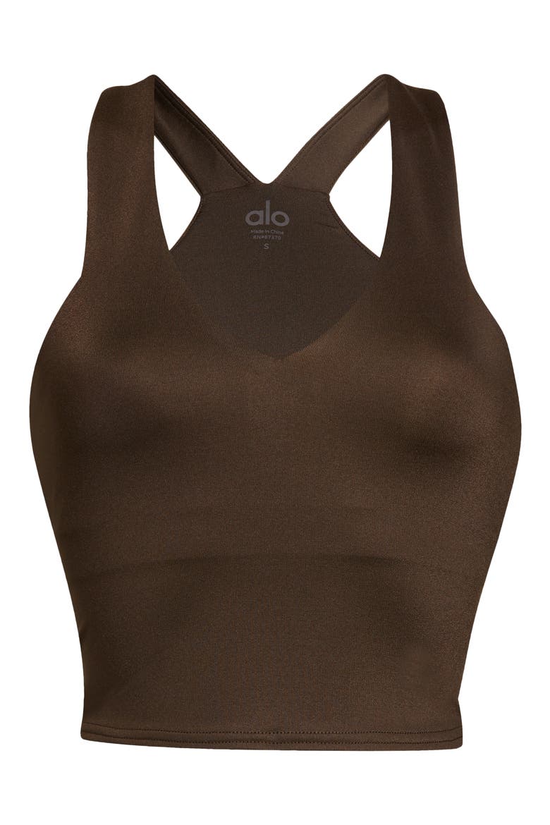 Real Sports Bra, Alternate, color, ESPRESSO