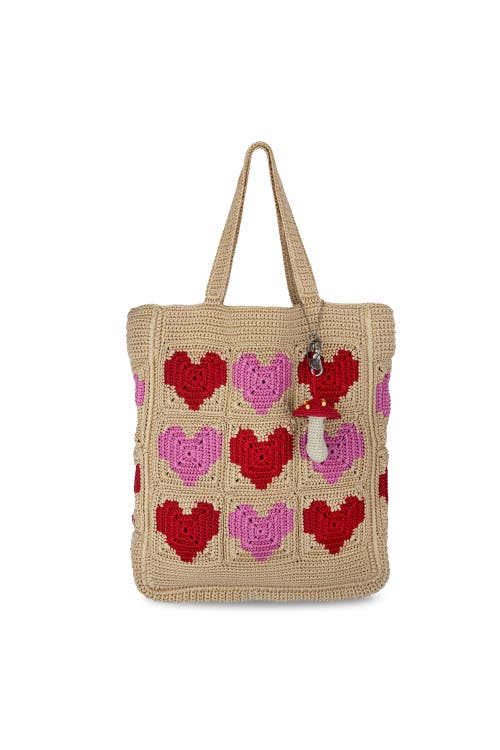 The Sak Lanie Market Tote Bag In Bamboo Heart