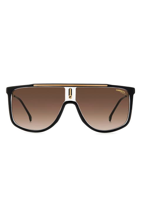 61mm Gradient Flat Top Sunglasses