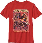 Spider-Man: Brand New Day Boy's Spider-Man Brand New Day New Villains Poster Graphic T-Shirt