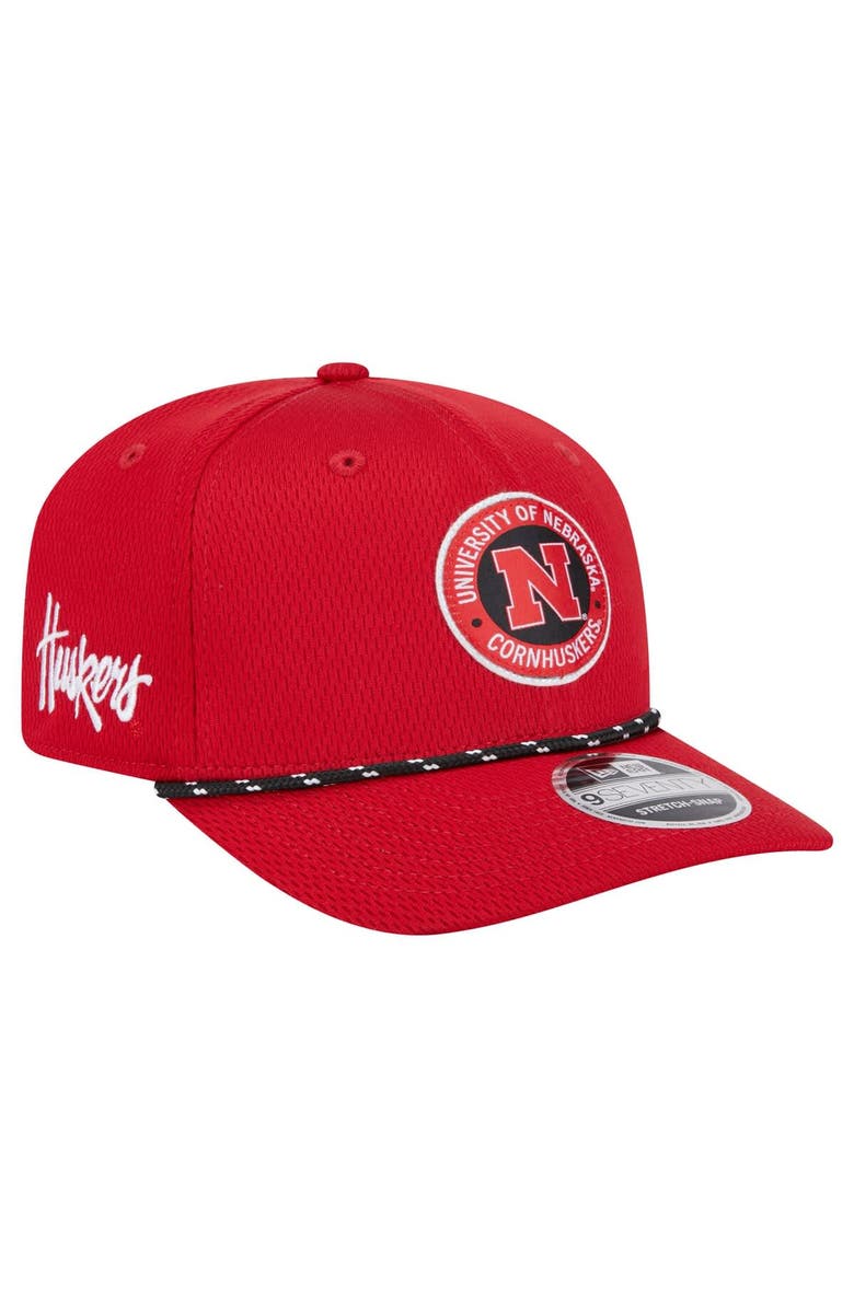 New Era Men's New Era Scarlet Nebraska Huskers COOLERA 9SEVENTY Rope Stretch-Snap Hat, Main, color, Scarlet
