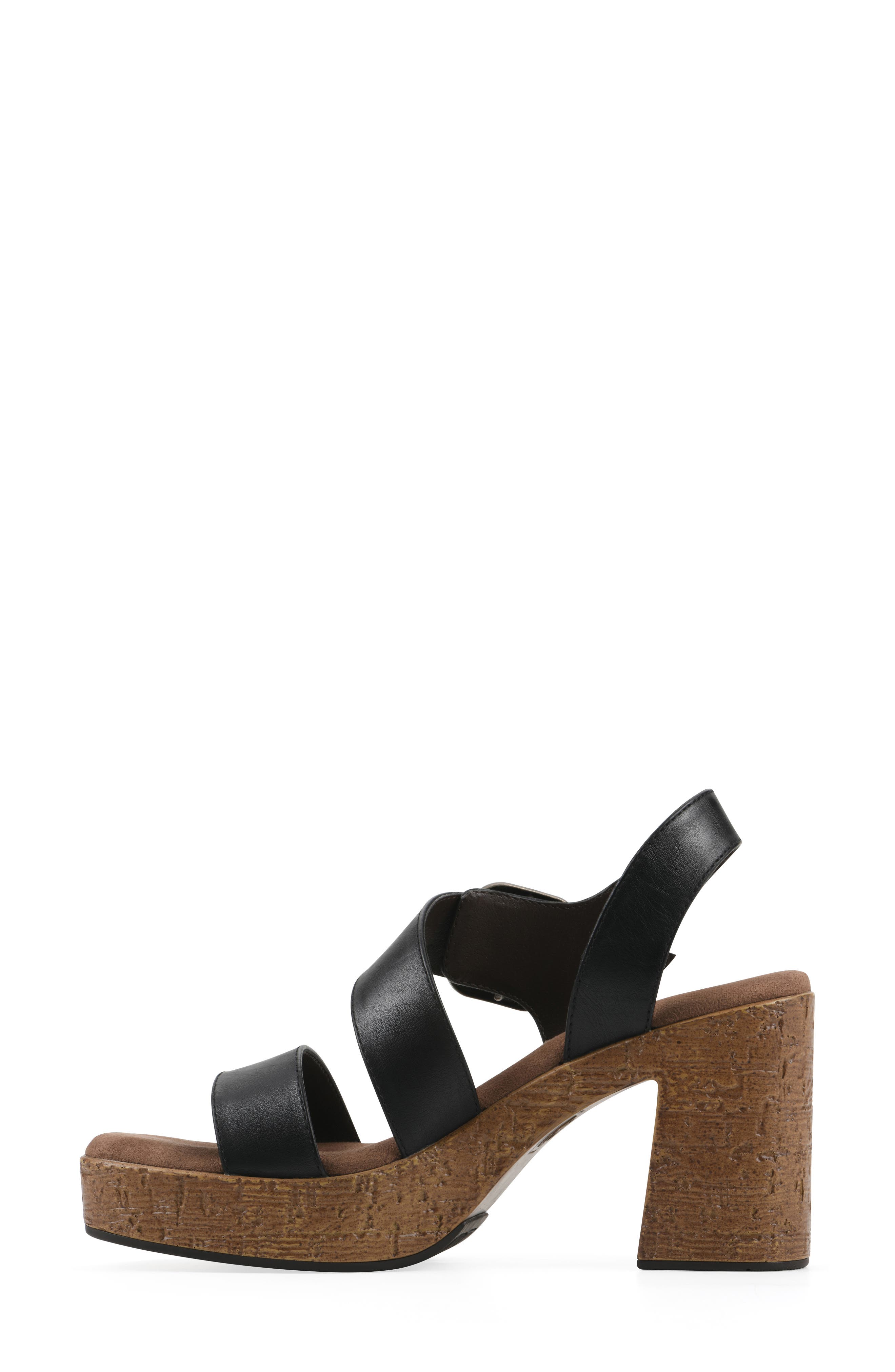 White Mountain Footwear Barb Platform Sandal, Alternate, color, 