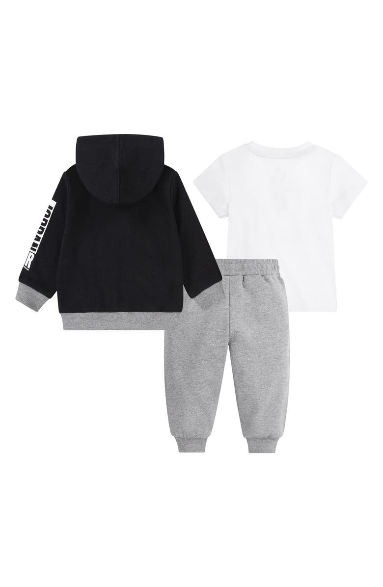 Jordan Logo T-Shirt, Hoodie & Joggers Set, Alternate, color, Carbon Heather