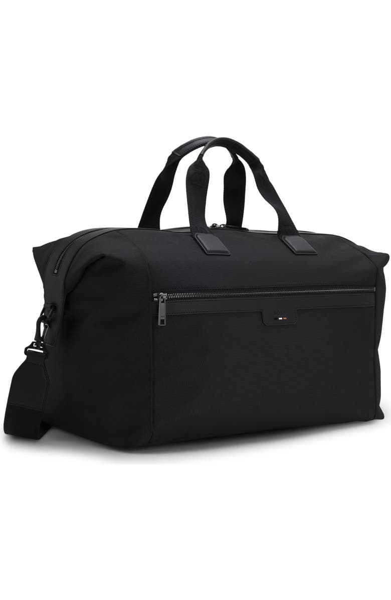 HUGO Ray Soft Holdall Duffel Bag, Alternate, color, Black