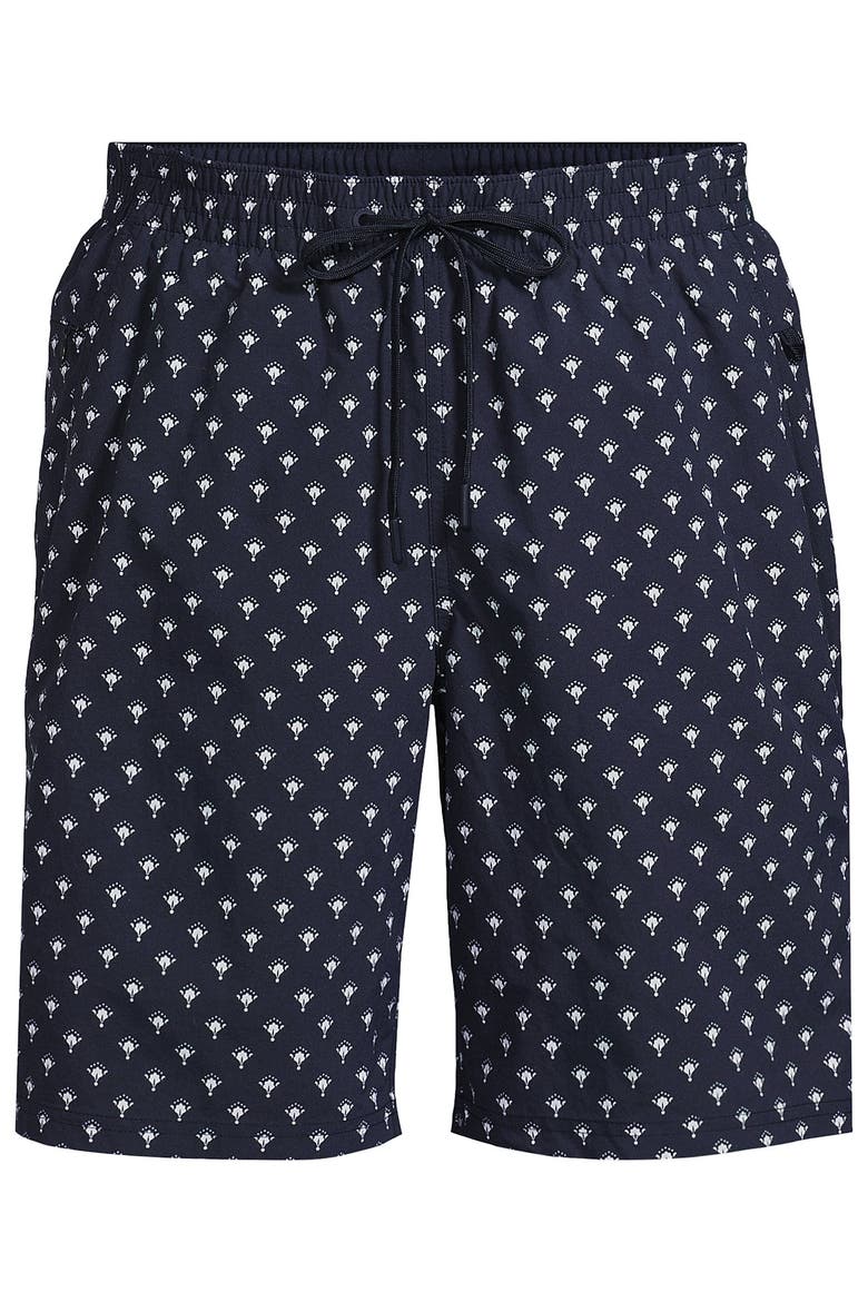 9" Volley Hydroliner Swim Trunks, Alternate, color, Radiant Navy Foulard