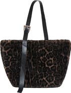 Apparis Esti Leopard Pluche™ Faux Fur Tote