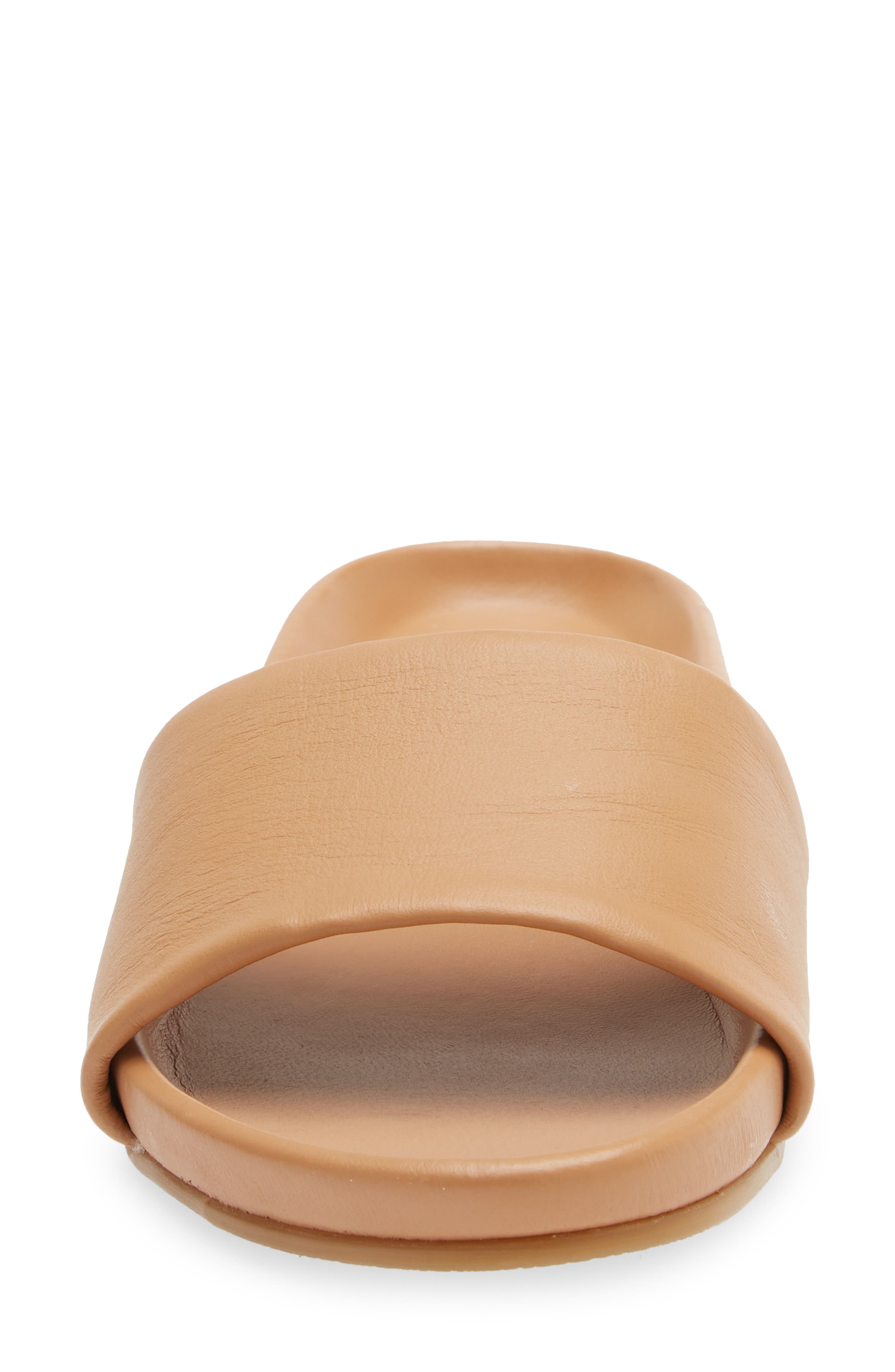 Gallito Leather Slide Sandal, Alternate, color, HONEY/HONEYDNU