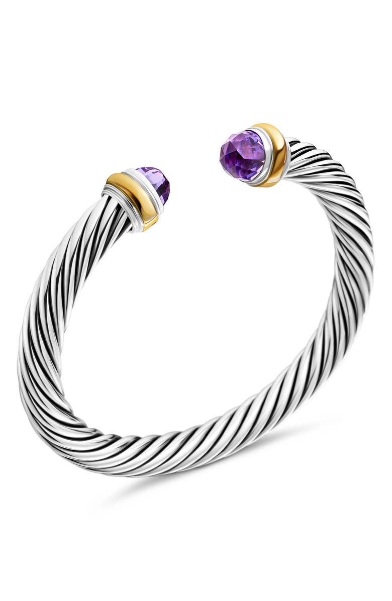 David Yurman Cable Classics 7mm Bracelet with 14K Gold, Alternate, color,