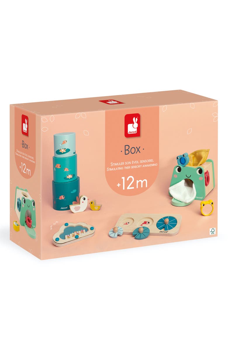 Janod Developmental Activity Box - 12 Months & Up, Alternate, color, Pink