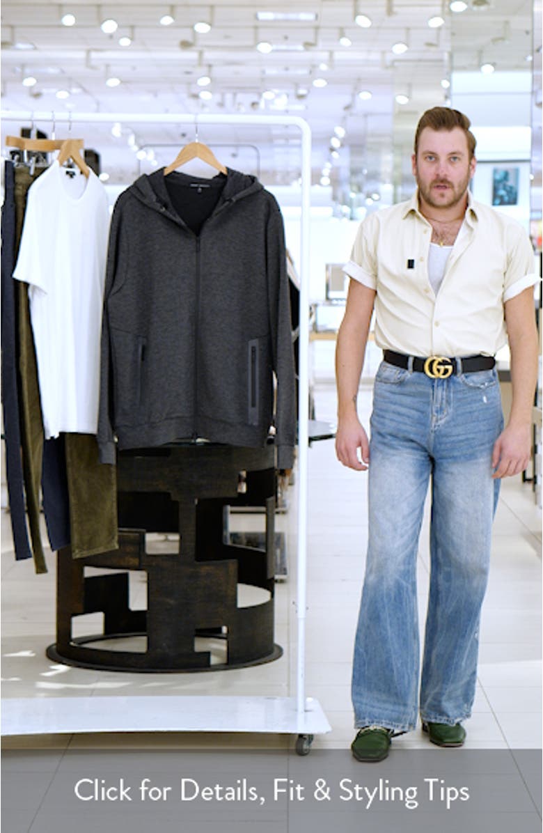 Croydon Stretch Scuba Full Zip Hoodie, sales video thumbnail