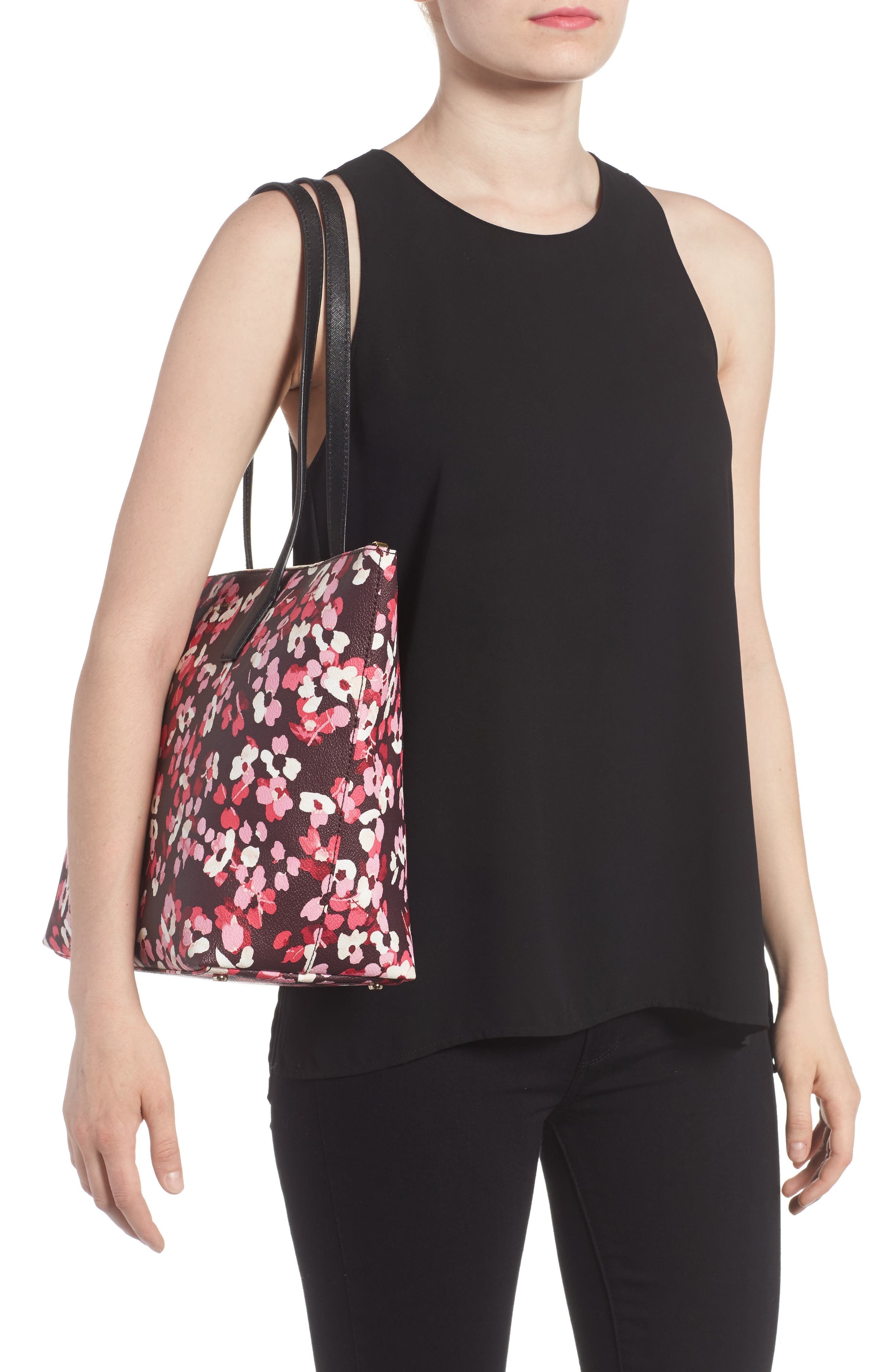 Kate Spade New York young lane - nyssa coated canvas tote, Alternate, color, 