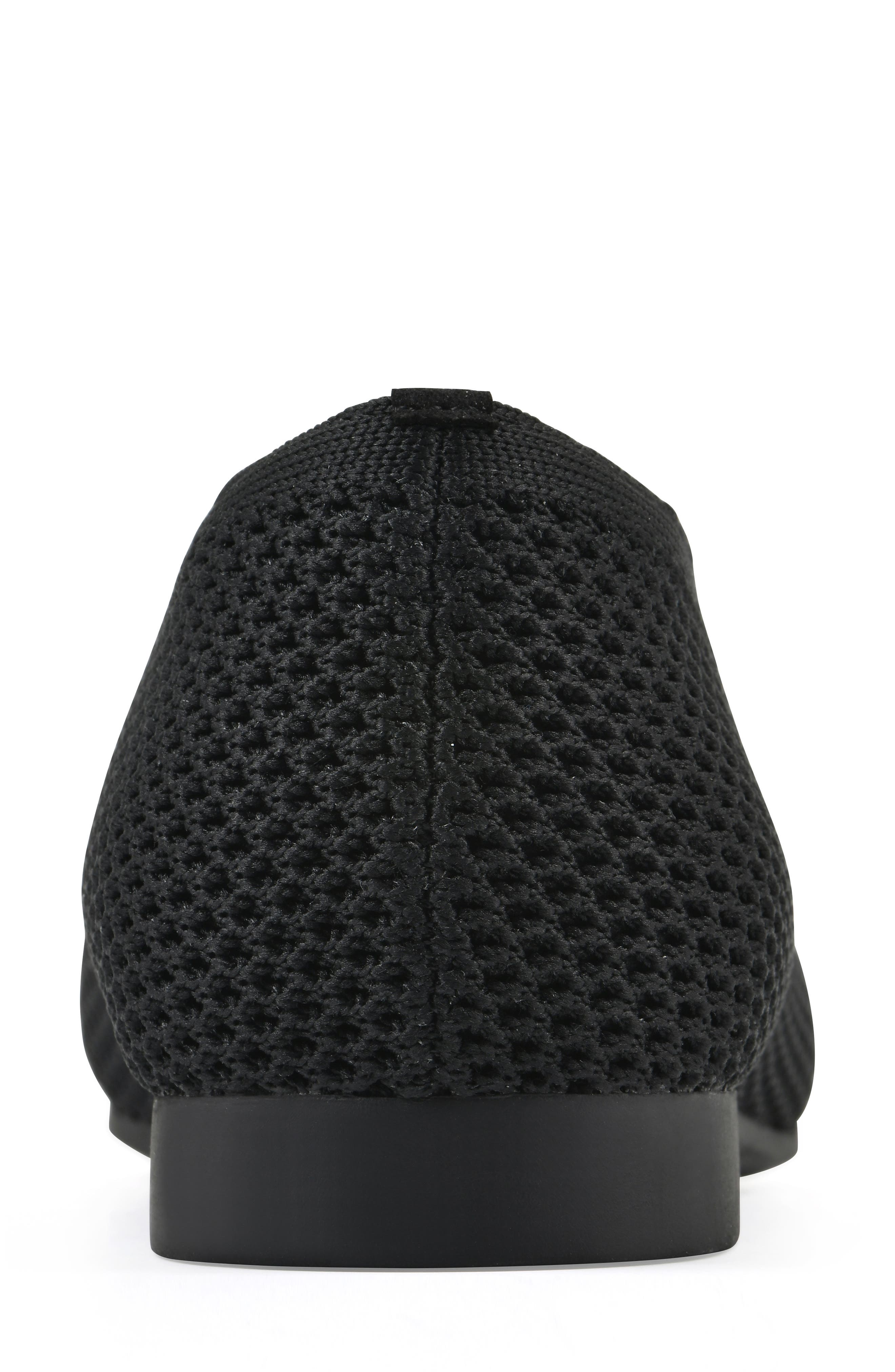 CLIFFS BY WHITE MOUNTAIN Beslee Knit Flat, Alternate, color, Black Fabric
