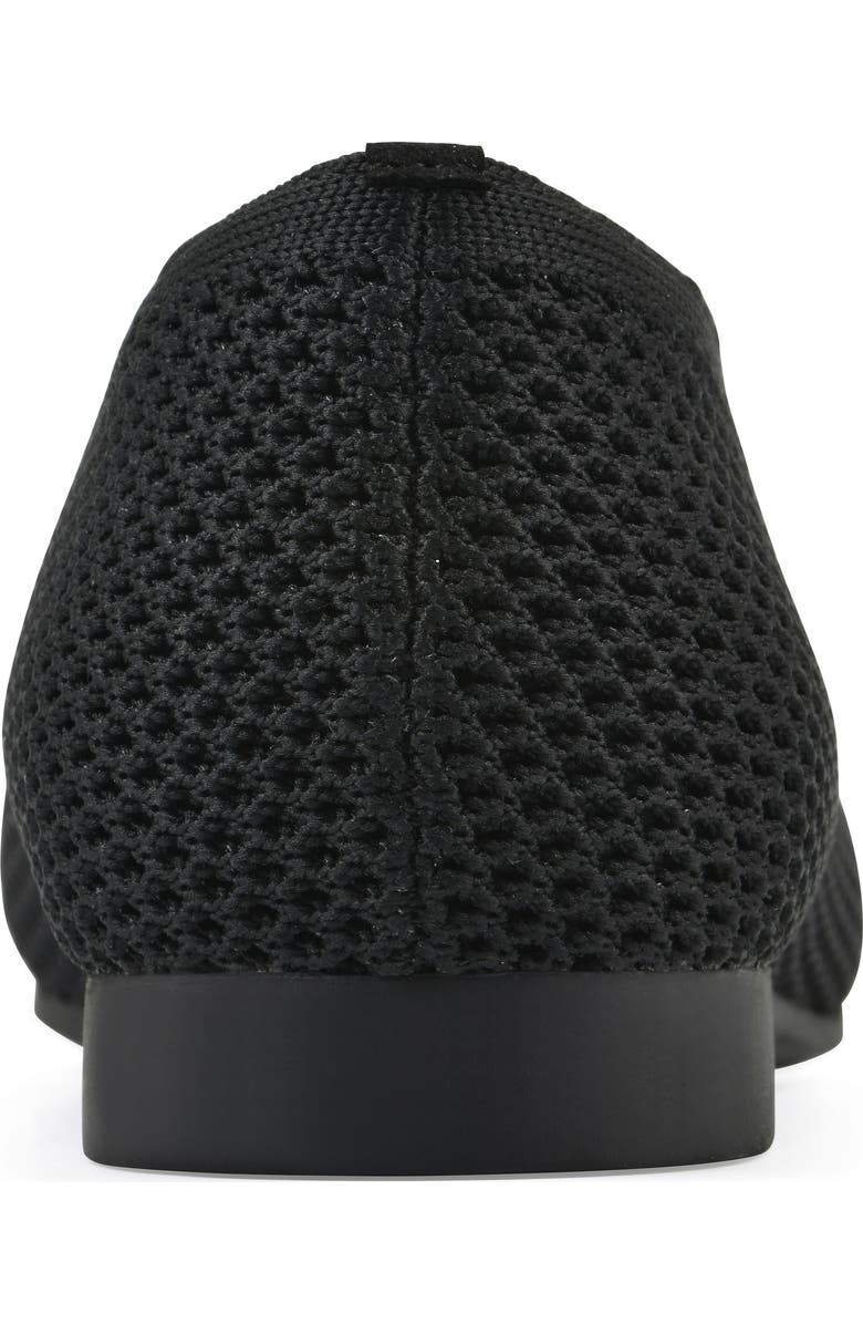 CLIFFS BY WHITE MOUNTAIN Beslee Knit Flat, Alternate, color, Black Fabric