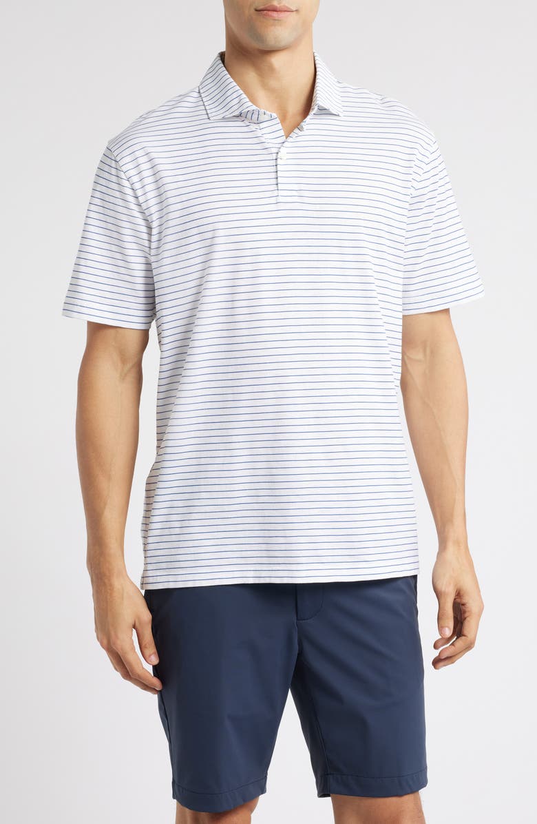 Peter Millar Crown Crafted Stripe Pima Cotton Polo, Main, color,