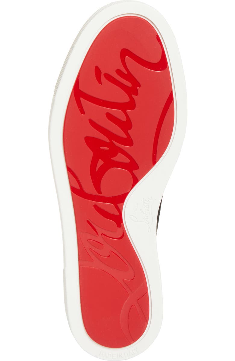 Christian Louboutin Chanme Sneaker Loafer Mule, Alternate, color, Black