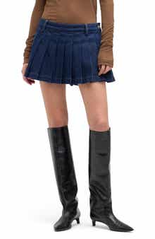 Pleated Miniskirt