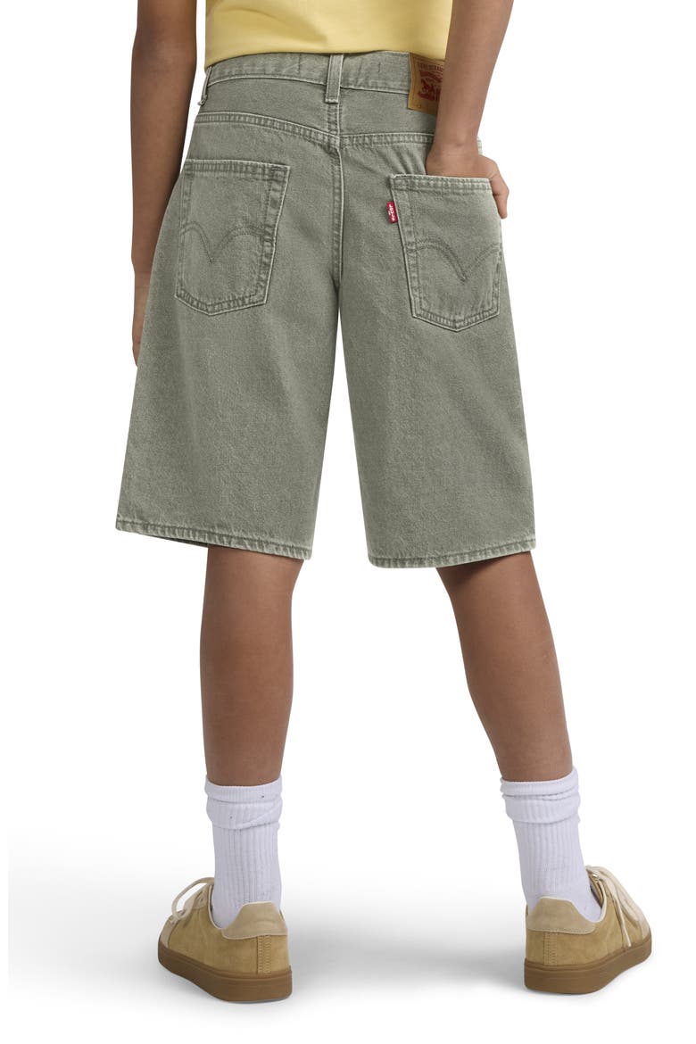 Kids' Denim Skate Shorts, Alternate, color, CACTI WASH