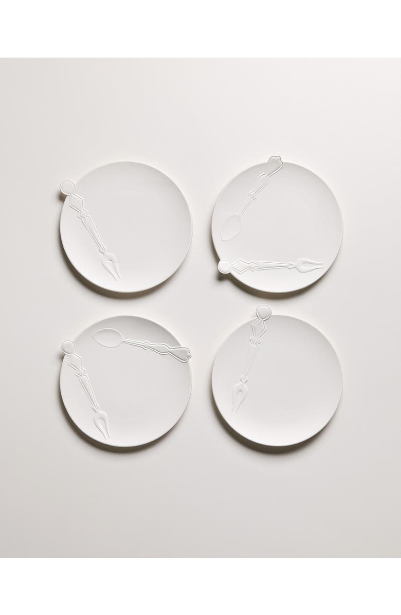 Twig New York Cutlery Set of Two Accent Plates, Alternate, color, Multi
