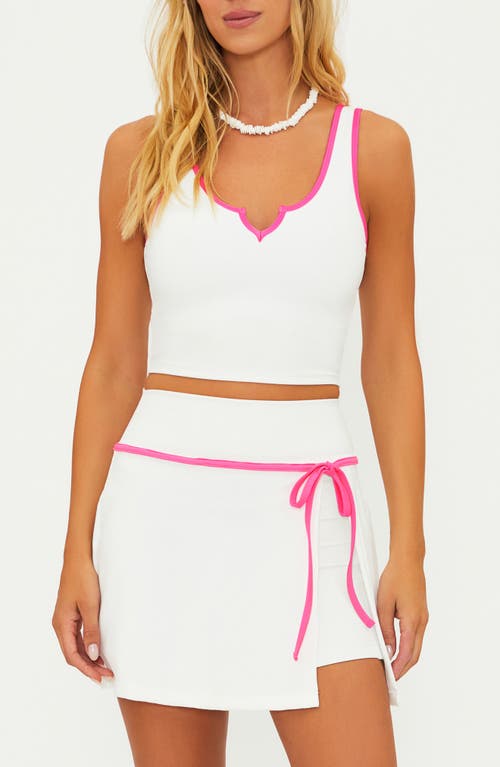 BEACH RIOT BEACH RIOT JOSIE NOTCH NECK CROP TANK
