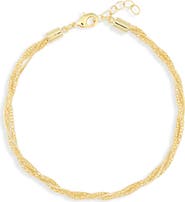 NORDSTROM RACK Demi Fine Twisted Multichain Anklet