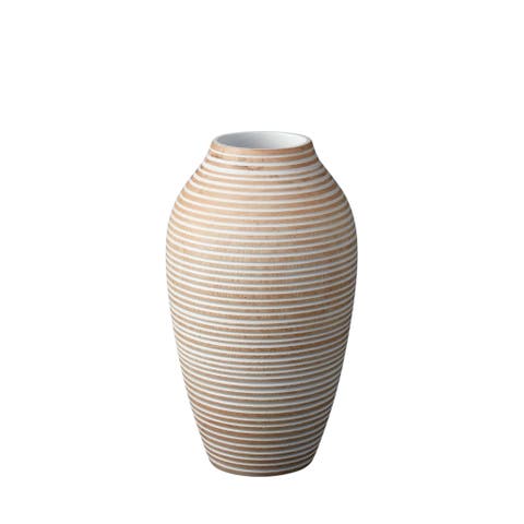 Striped Kiln Wood Classic Vase
