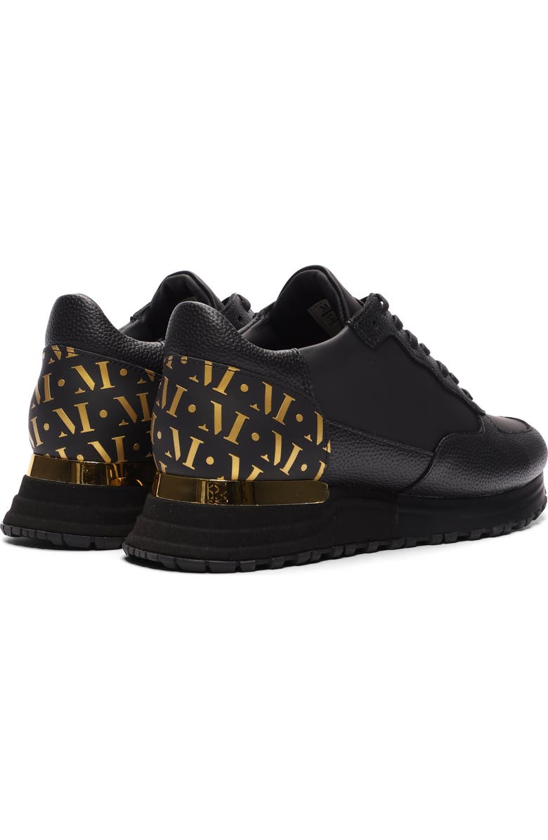 MALLET Popham Tumbled Sneakers, Alternate, color, Black Gold