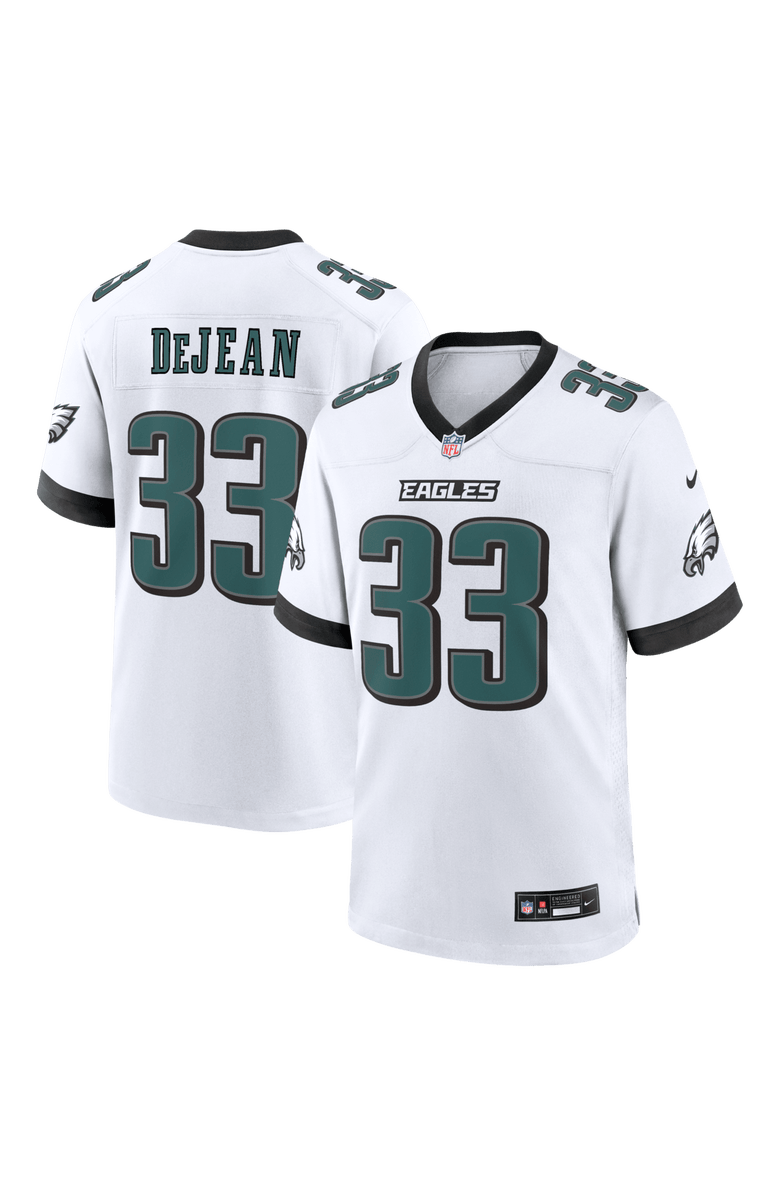 Nike Men's Nike Cooper DeJean  White Philadelphia Eagles Game Jersey, Main, color, White
