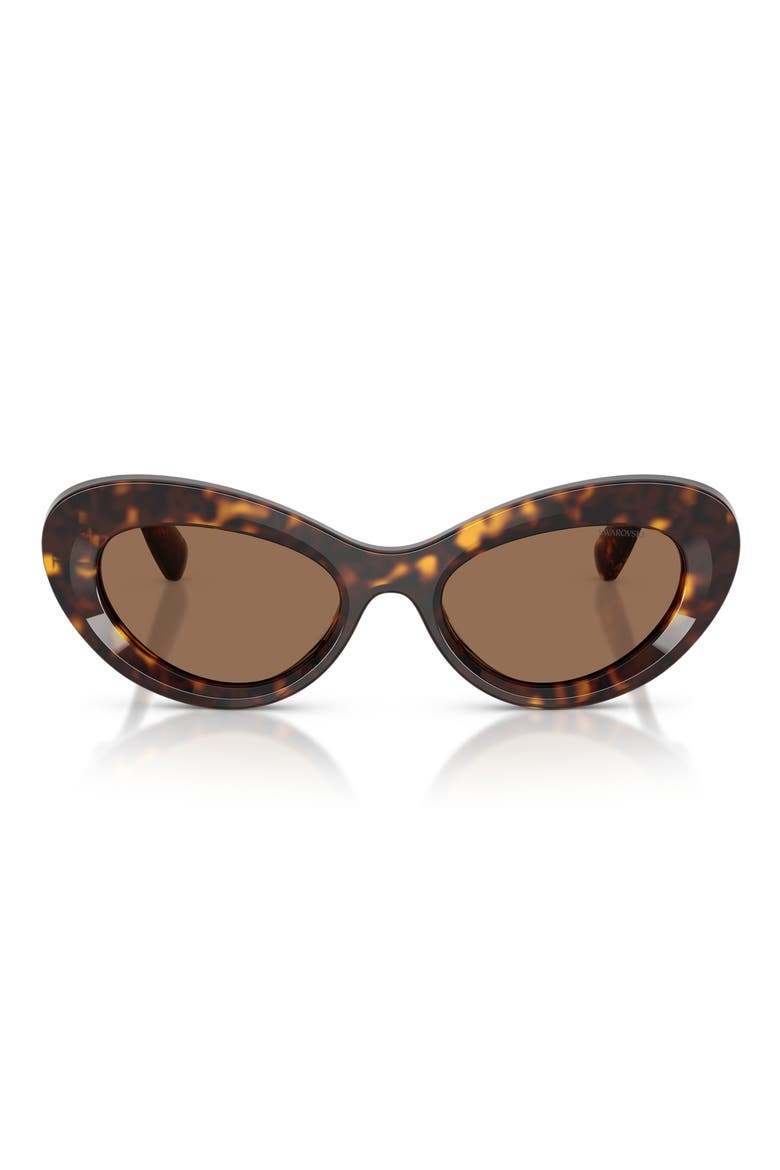 51mm Cat Eye Sunglasses, Main, color, HAVANA / DARK BROWN