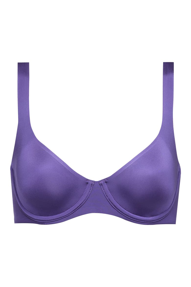 The Scoop Underwire Microfiber Bra, Alternate, color, VIOLET PURPLE
