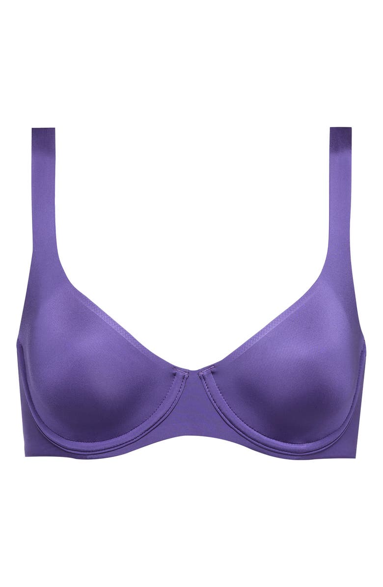 CUUP The Scoop Underwire Microfiber Bra, Alternate, color, Violet Purple