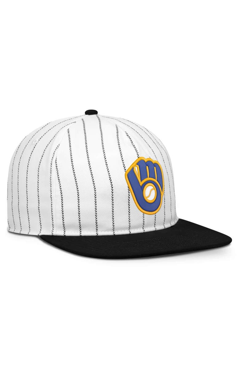 Nike Men's Nike White/Black Milwaukee Brewers Cooperstown Collection Pro Adjustable Hat, Alternate, color, White