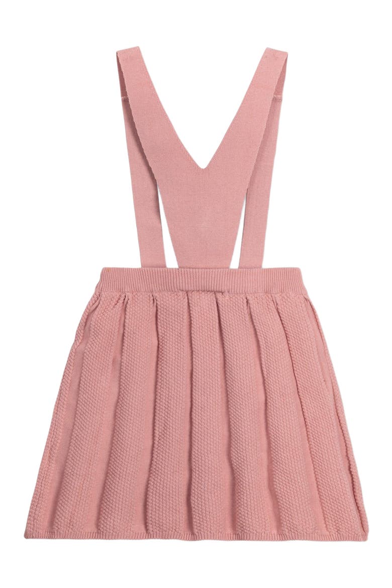 Girls' Pleated Sweater Skirtall, Toddler, Alternate, color, Rose